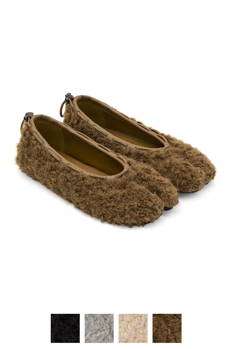 PAES(ペイズ) Teddy String Flat テディーストリングフラットパンプス 25004