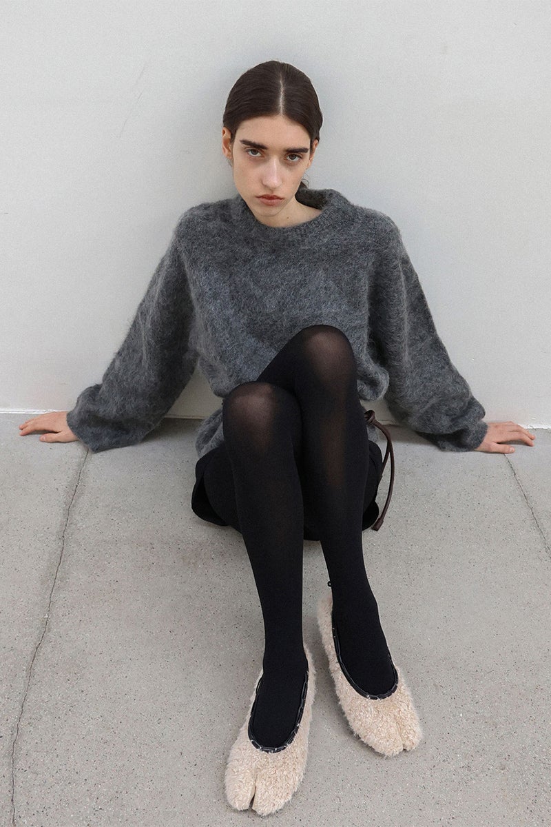 PAES(ペイズ) Teddy String Flat テディーストリングフラットパンプス 25004