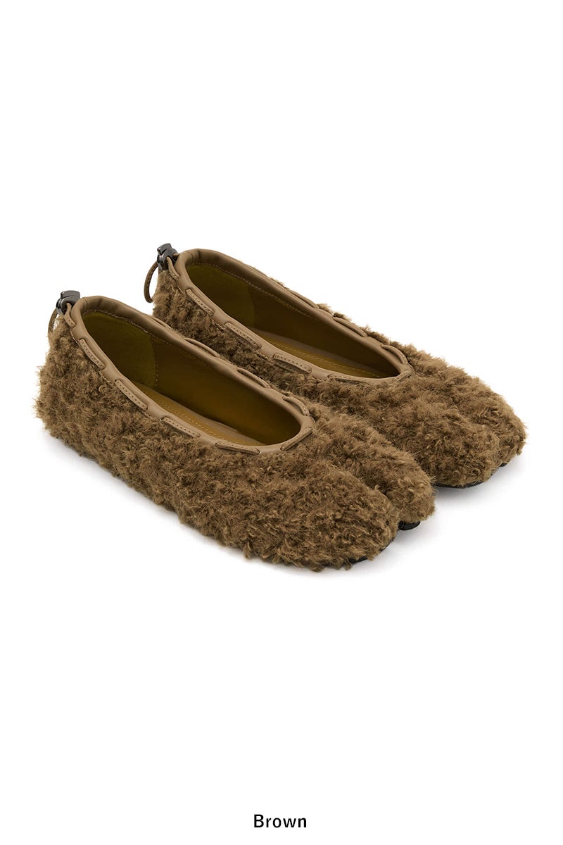 PAES(ペイズ) Teddy String Flat テディーストリングフラットパンプス 25004