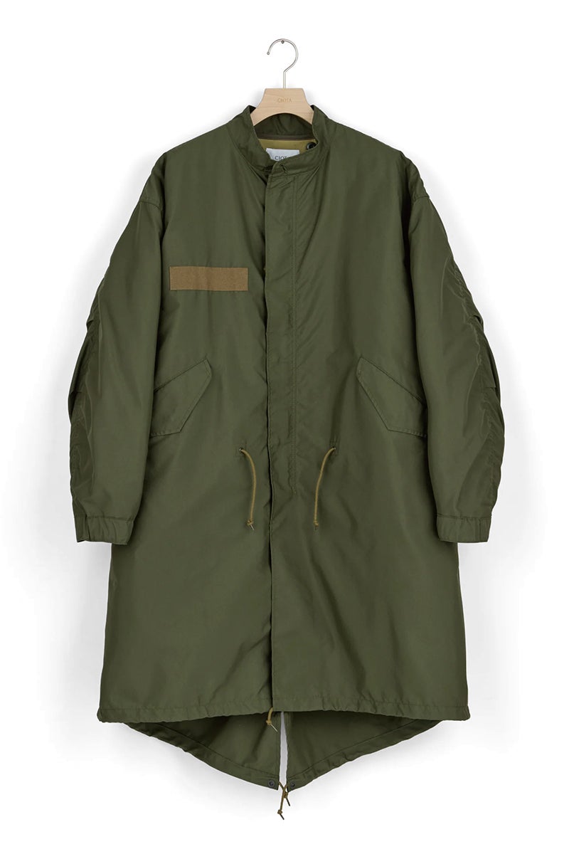 CIOTA(シオタ) Cotton-Nylon Oxford M-65 Fishtail Parka(Shell Liner set) コットンナイロンオックスフォードフィッシュテイルパーカ BZLM-125-SET