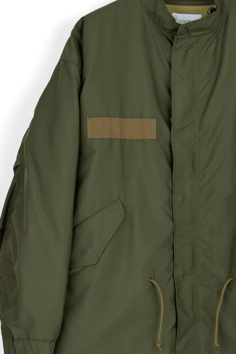 CIOTA(シオタ) Cotton-Nylon Oxford M-65 Fishtail Parka(Shell Liner set) コットンナイロンオックスフォードフィッシュテイルパーカ BZLM-125-SET