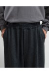Graphpaper(グラフペーパー) Wool Smooth Flannel Easy Wide Pants ウールスムースフランネルイージーワイドパンツ GU263-40523B