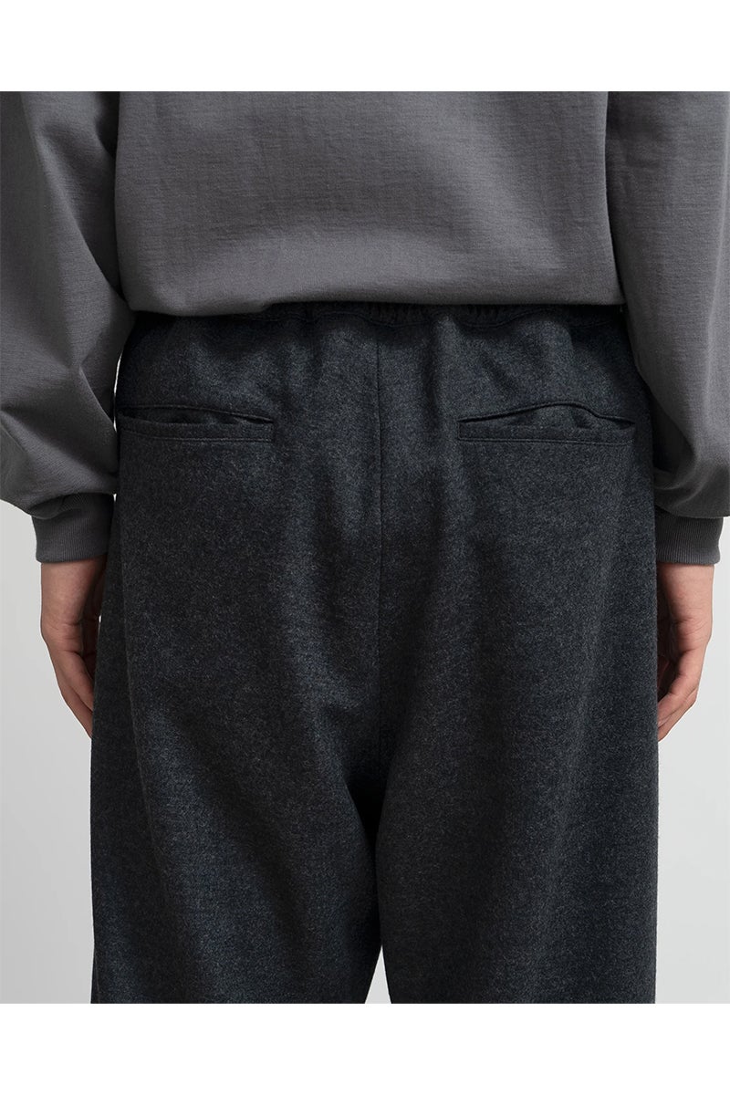 Graphpaper(グラフペーパー) Wool Smooth Flannel Easy Wide Pants ウールスムースフランネルイージーワイドパンツ GU263-40523B
