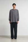 Graphpaper(グラフペーパー) Wool Smooth Flannel Easy Wide Pants ウールスムースフランネルイージーワイドパンツ GU263-40523B