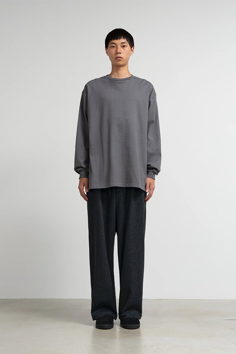Graphpaper(グラフペーパー) Wool Smooth Flannel Easy Wide Pants ウールスムースフランネルイージーワイドパンツ GU263-40523B