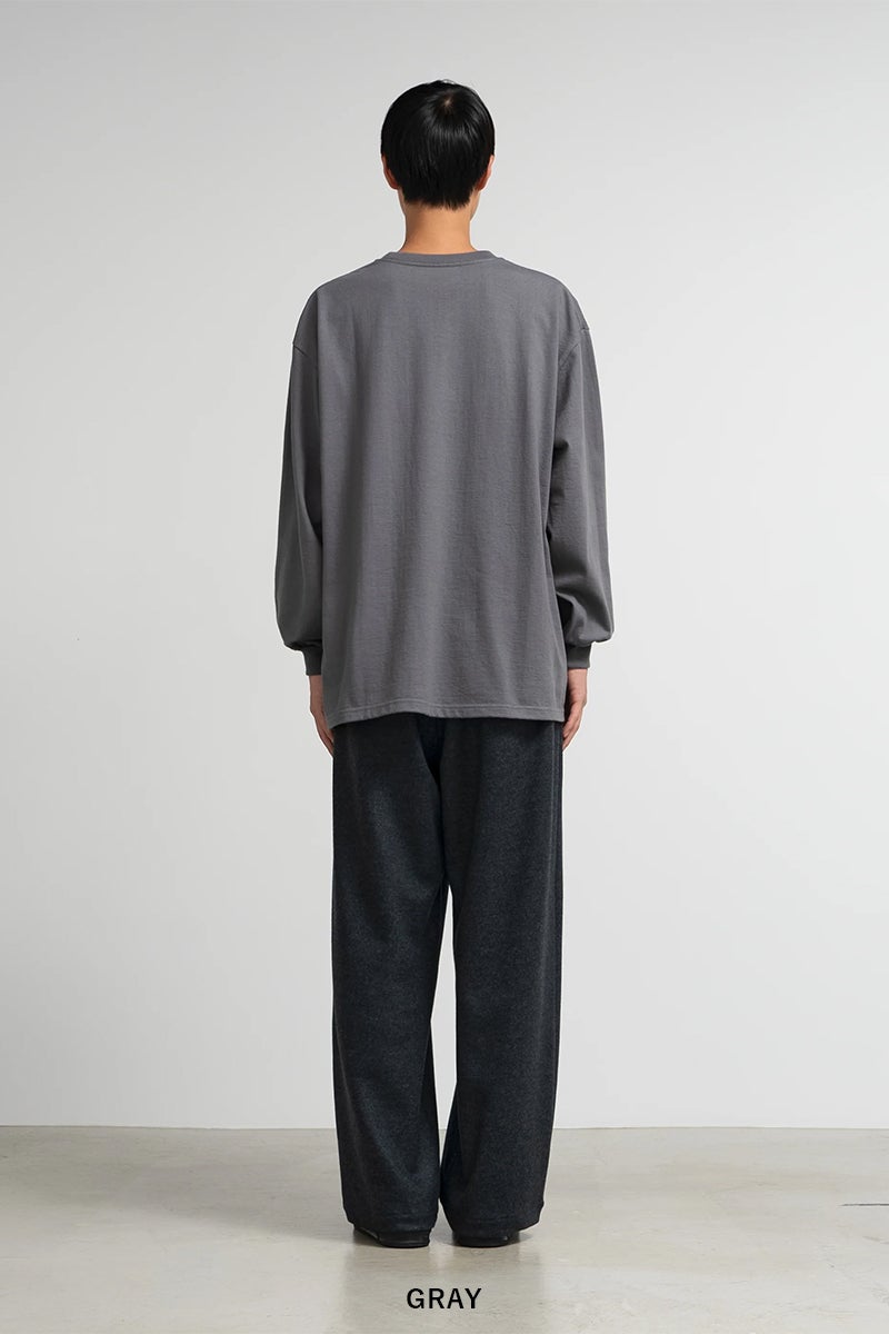 Graphpaper(グラフペーパー) Wool Smooth Flannel Easy Wide Pants ウールスムースフランネルイージーワイドパンツ GU263-40523B