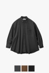 Graphpaper(グラフペーパー) Wool Smooth Flannel Oversized Regular Collar Shirt ウールスムースフランネルオーバーサイズレギュラーカラーシャツ GU263-50521B