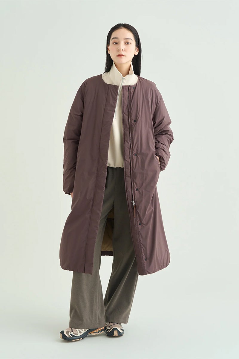 NANGA(ナンガ) NO COLLAR DOWN COAT ノーカラーダウンコート N2631-0D031B
