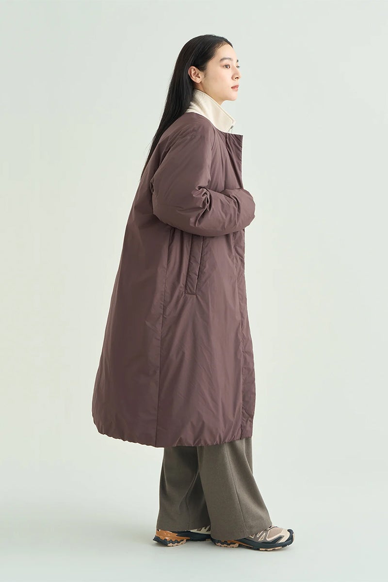 NANGA(ナンガ) NO COLLAR DOWN COAT ノーカラーダウンコート N2631-0D031B