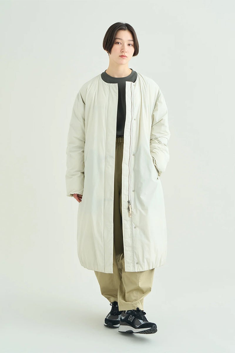 NANGA(ナンガ) NO COLLAR DOWN COAT ノーカラーダウンコート N2631-0D031B