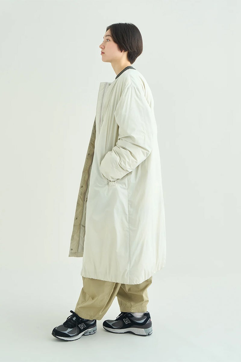 NANGA(ナンガ) NO COLLAR DOWN COAT ノーカラーダウンコート N2631-0D031B