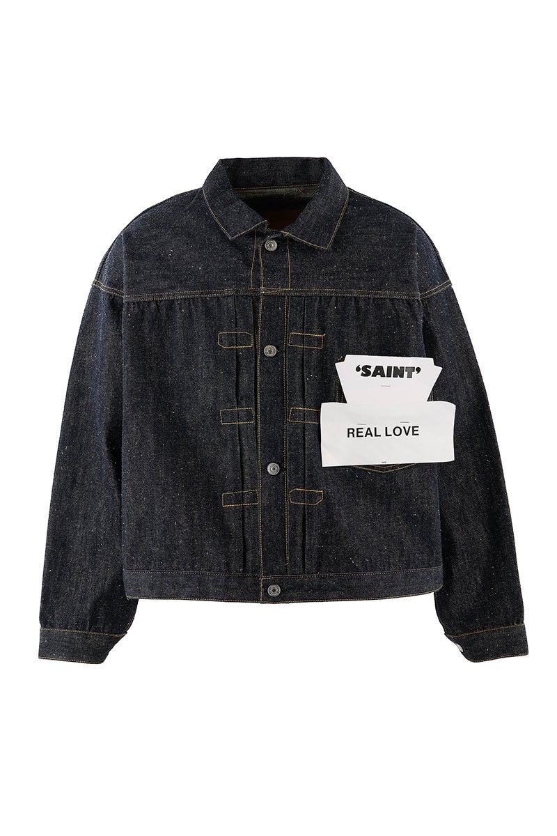 SAINT Mxxxxxx(セントマイケル) SM-MK1-0000-C23_BBJ_DENIM JACKET 1st_REGID_BLUE ベルベルジンデニムジャケット リジッド ブルー