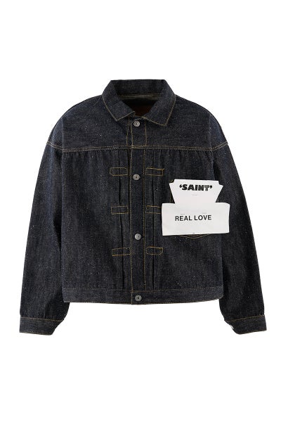 SAINT Mxxxxxx(セントマイケル) SM-MK1-0000-C23_BBJ_DENIM JACKET 1st_REGID_BLUE ベルベルジンデニムジャケット リジッド ブルー