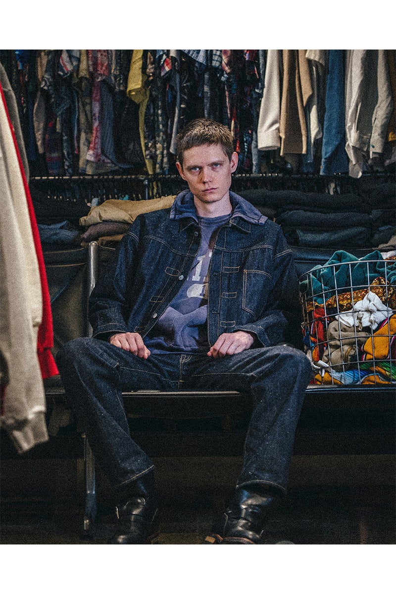 SAINT Mxxxxxx(セントマイケル) SM-MK1-0000-C23_BBJ_DENIM JACKET 1st_REGID_BLUE ベルベルジンデニムジャケット リジッド ブルー