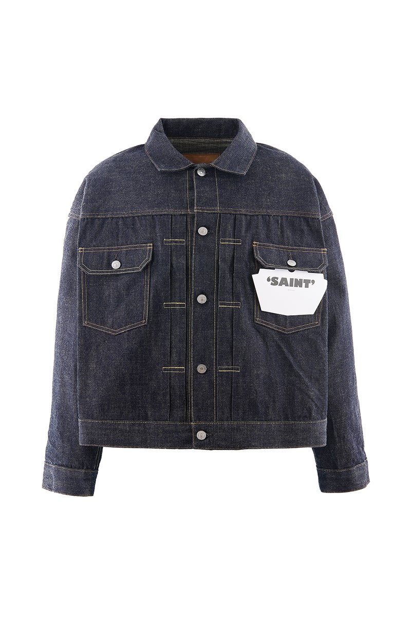 SAINT Mxxxxxx(セントマイケル) SM-MK1-0000-C27_BBJ_DENIM JACKET 2nd_REGID_BLUE ベルベルジンデニムジャケット リジッド ブルー 