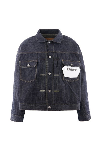SAINT Mxxxxxx(セントマイケル) SM-MK1-0000-C27_BBJ_DENIM JACKET 2nd_REGID_BLUE ベルベルジンデニムジャケット リジッド ブルー 