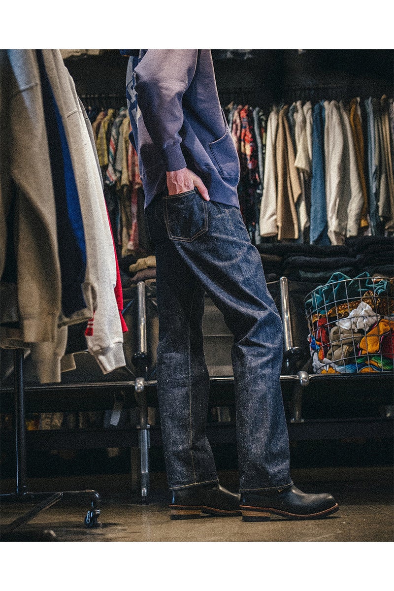 SAINT Mxxxxxx(セントマイケル) SM-MK1-0000-C24_BBJ_5 PKT DENIM PANTS_REGID_BLUE ベルベルジン 5ポケットデニムパンツ リジッド ブルー