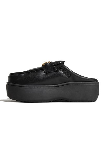 SUBU(スブ) SUBU DOTS Platform LOAFER Black スブドッツ プラットフォーム ローファー ブラック SC-50