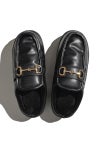 SUBU(スブ) SUBU DOTS Platform LOAFER Black スブドッツ プラットフォーム ローファー ブラック SC-50