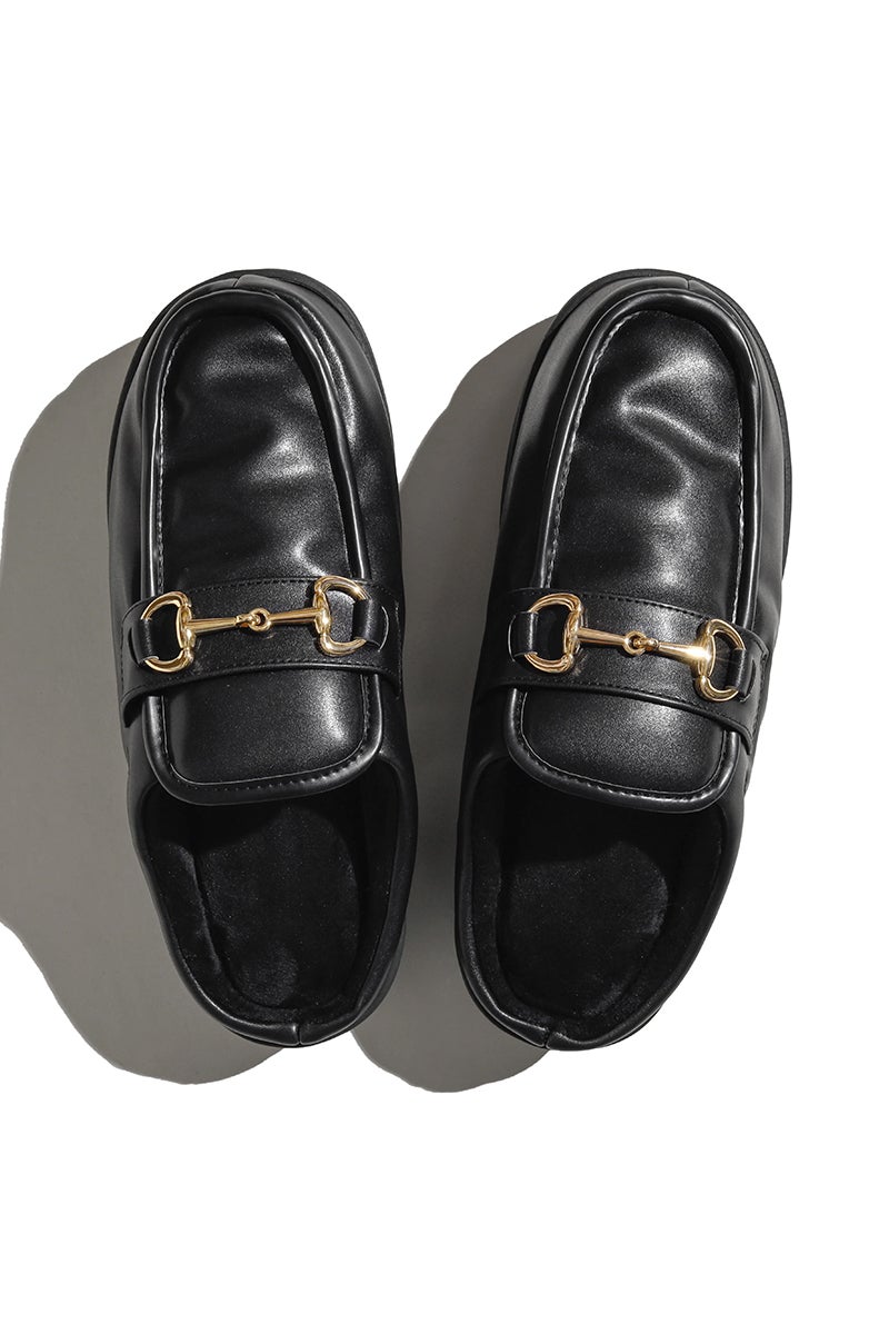 SUBU(スブ) SUBU DOTS Platform LOAFER Black スブドッツ プラットフォーム ローファー ブラック SC-50