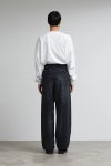 Graphpaper(グラフペーパー) Selvage Denim Two Tuck Pants -DARK FADE- セルヴィッチデニム ツータックパンツ ダークフェード GU263-40061DB