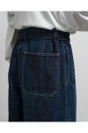 Graphpaper(グラフペーパー) Selvage Denim Belted Pants -DARK FADE- セルヴィッチデニム ベルトパンツ ダークフェード GU263-40061DB
