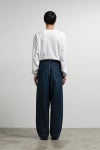 Graphpaper(グラフペーパー) Selvage Denim Belted Pants -DARK FADE- セルヴィッチデニム ベルトパンツ ダークフェード GU263-40061DB