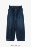 Graphpaper(グラフペーパー) Selvage Denim Belted Pants -DARK FADE- セルヴィッチデニム ベルトパンツ ダークフェード GU263-40061DB