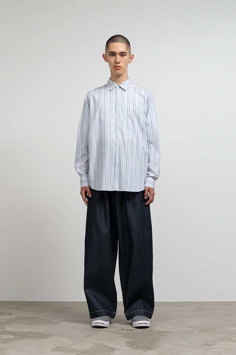 Graphpaper(グラフペーパー) Selvage Denim Belted Pants セルヴィッチデニム ベルトパンツ GU263-40063RB