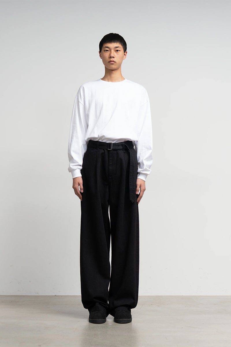 Graphpaper(グラフペーパー) Selvage Denim Belted Pants セルヴィッチデニム ベルトパンツ GU263-40063RB