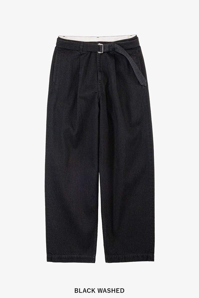 Graphpaper(グラフペーパー) Selvage Denim Belted Pants セルヴィッチデニム ベルトパンツ GU263-40063RB