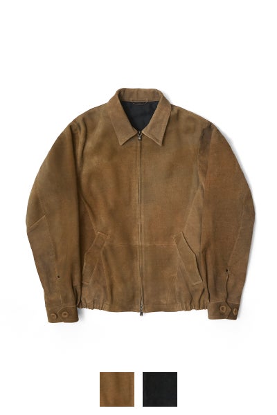 saby(サバイ) BOY SCOUT GOAT LEATHER BLOUSON - India Goat Suede - ボースカウトゴートレザーブルゾン インディアゴートスウェード 26A-11502