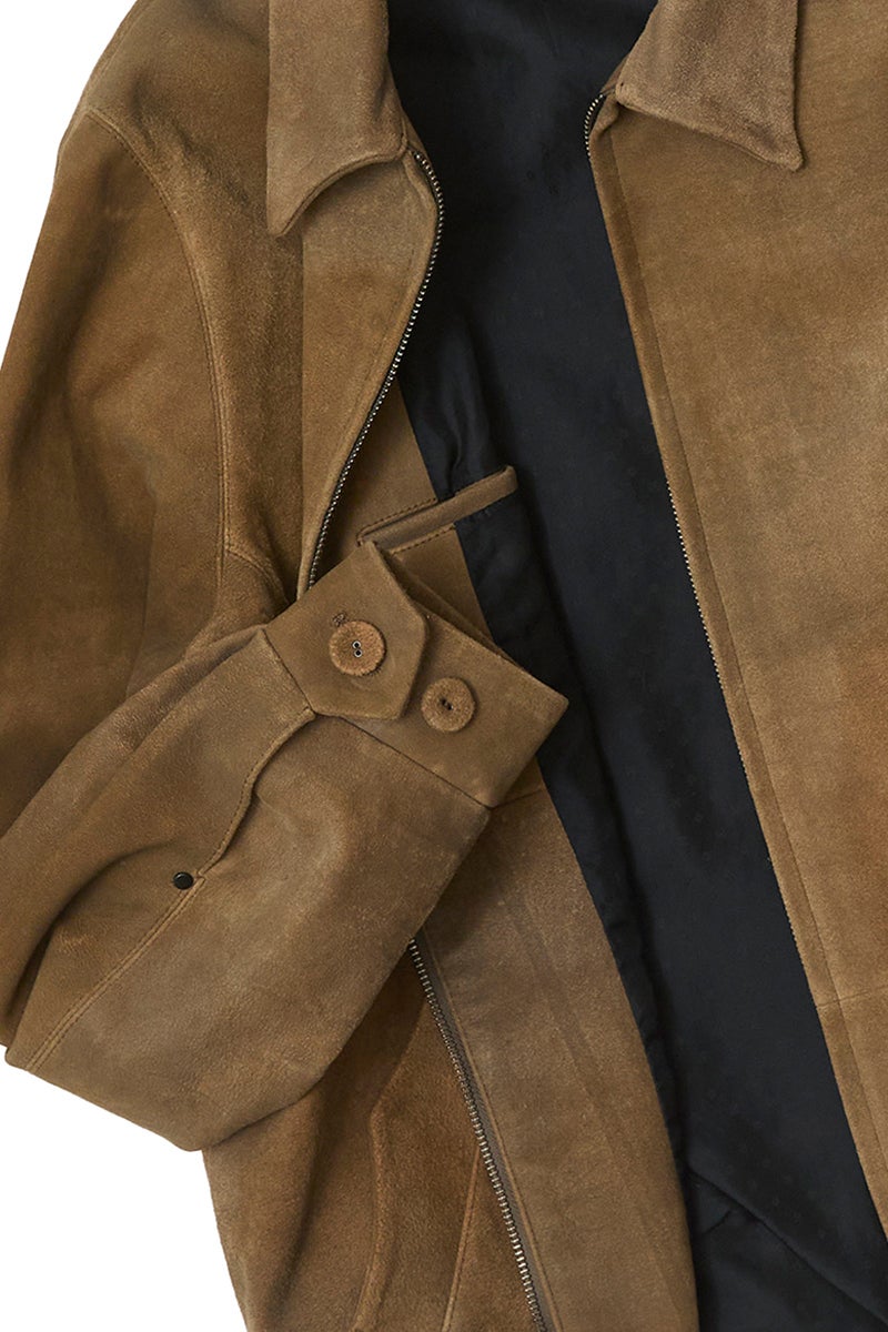 saby(サバイ) BOY SCOUT GOAT LEATHER BLOUSON - India Goat Suede - ボースカウトゴートレザーブルゾン インディアゴートスウェード 26A-11502