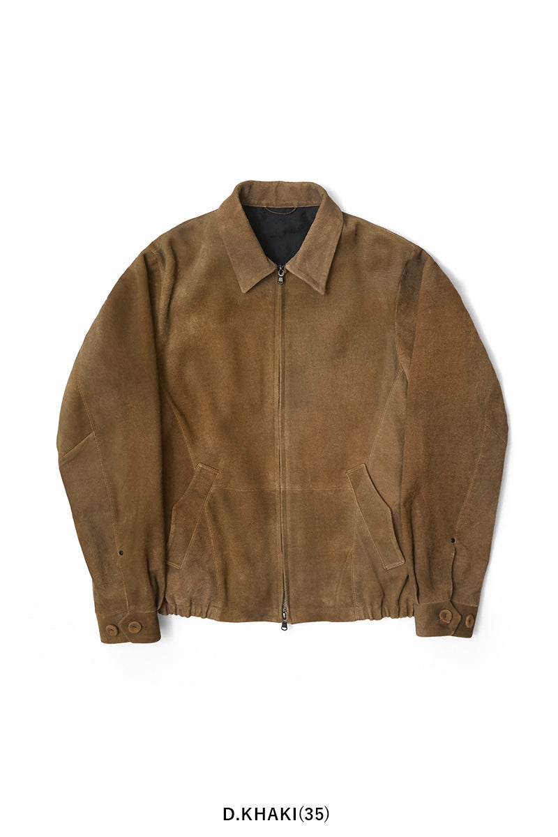 saby(サバイ) BOY SCOUT GOAT LEATHER BLOUSON - India Goat Suede - ボースカウトゴートレザーブルゾン インディアゴートスウェード 26A-11502