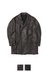 saby(サバイ) DOUBLE BREASTED LEATHER COAT - New Zealand Lamb Leather - ダブルブレステッドレザーコート ニュージーランドラムレザー 26A-11601