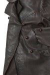 saby(サバイ) DOUBLE BREASTED LEATHER COAT - New Zealand Lamb Leather - ダブルブレステッドレザーコート ニュージーランドラムレザー 26A-11601