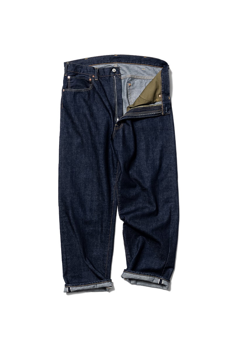 Unlikely(アンライクリー) Time Travel Jean Wide One7 Aged Denim タイムトラベル ワイドジーンズ ワン7 エイジドデニム U26F-21-0002