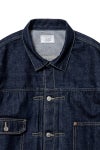 Unlikely(アンライクリー) Time Travel Trucker Jacket Aged Denim タイムトラベルトラッカージャケット エイジドデニム U26F-18-0002