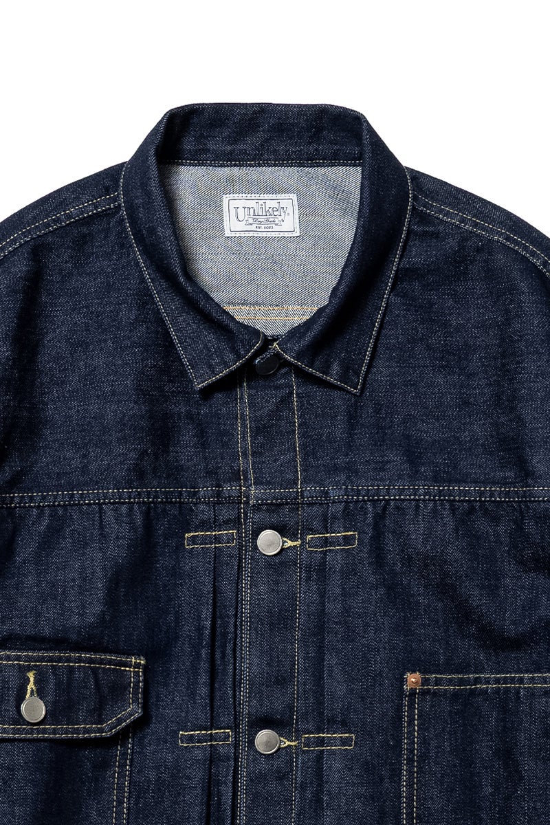 Unlikely(アンライクリー) Time Travel Trucker Jacket Aged Denim タイムトラベルトラッカージャケット エイジドデニム U26F-18-0002