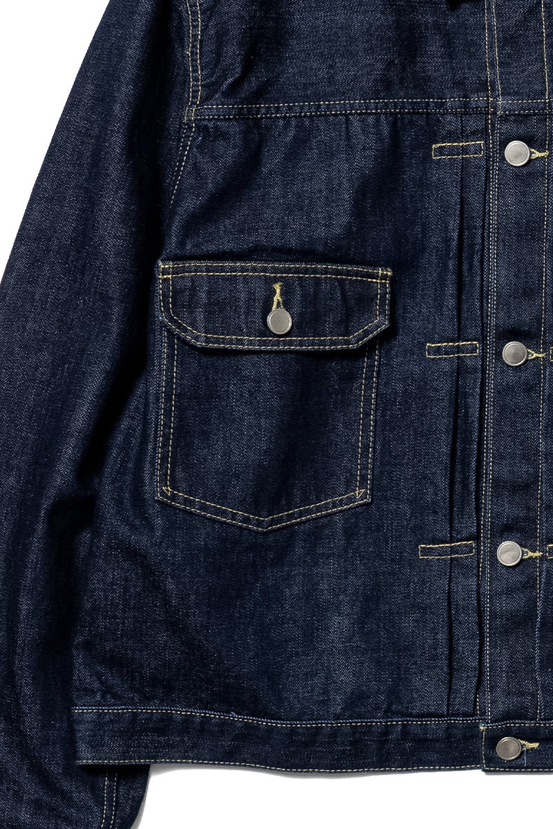 Unlikely(アンライクリー) Time Travel Trucker Jacket Aged Denim タイムトラベルトラッカージャケット エイジドデニム U26F-18-0002