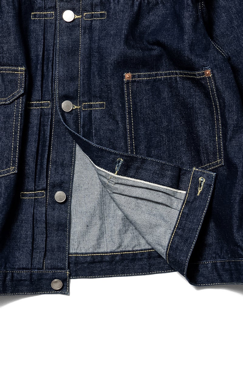 Unlikely(アンライクリー) Time Travel Trucker Jacket Aged Denim タイムトラベルトラッカージャケット エイジドデニム U26F-18-0002