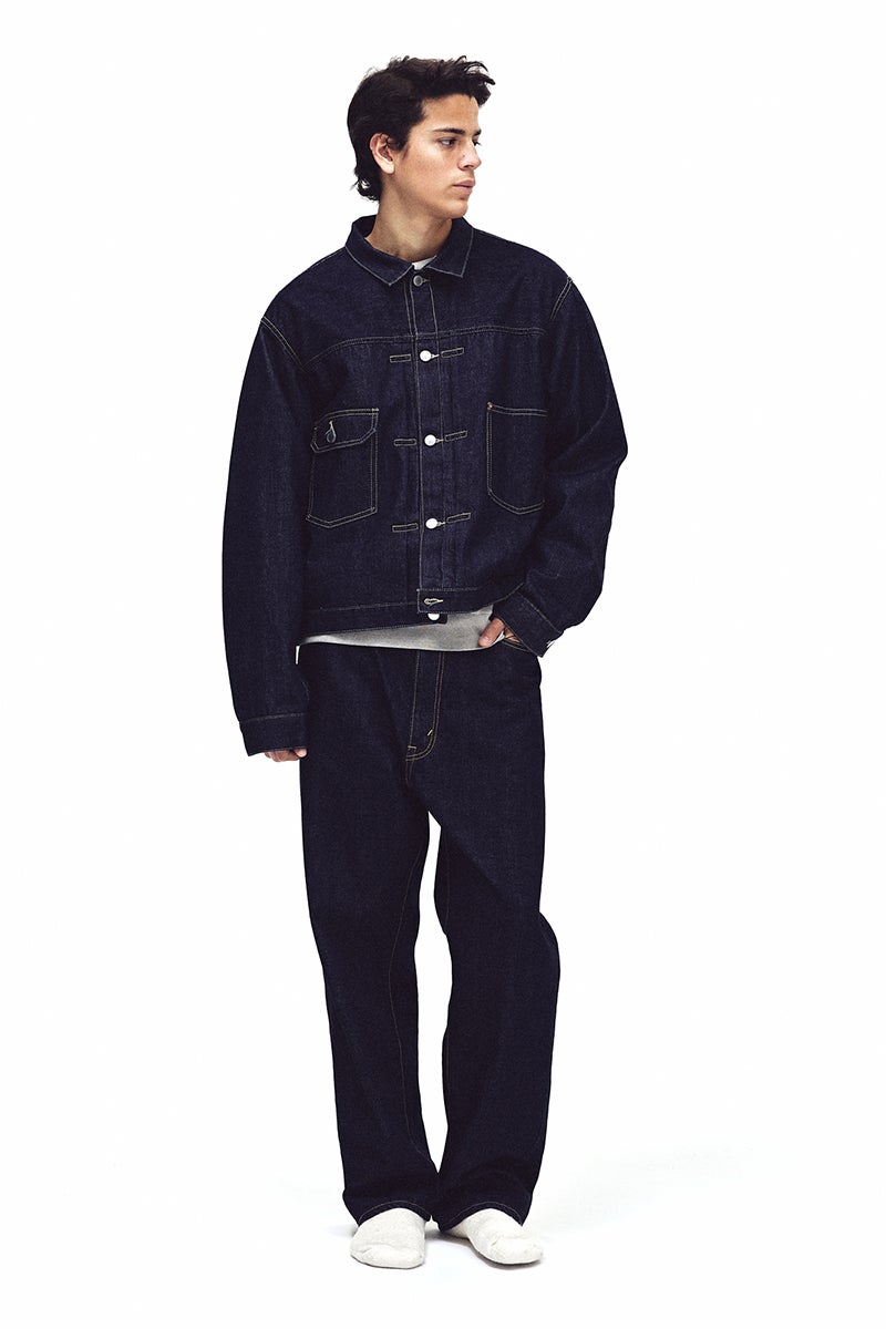 Unlikely(アンライクリー) Time Travel Trucker Jacket Aged Denim タイムトラベルトラッカージャケット エイジドデニム U26F-18-0002