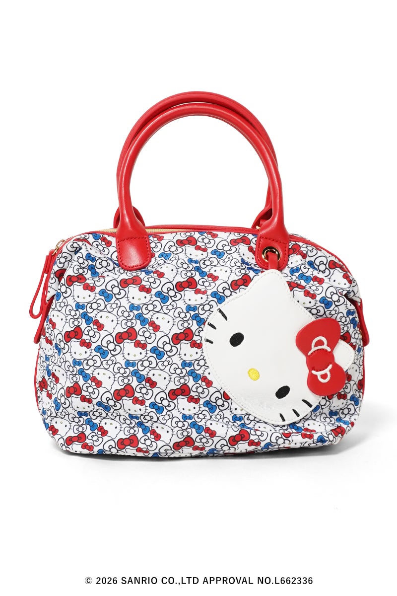 SAN HIDEAKI MIHARA(サンヒデアキミハラ) HELLO KITTY × ALLURE KITTY(M) ハローキティーアリュールキティー(M) ボストンバッグ ショルダーバッグ TRTM-001-KT