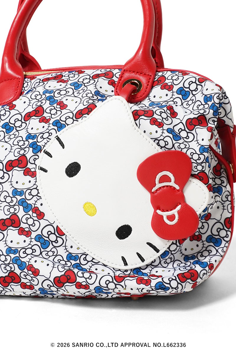 SAN HIDEAKI MIHARA(サンヒデアキミハラ) HELLO KITTY × ALLURE KITTY(M) ハローキティーアリュールキティー(M) ボストンバッグ ショルダーバッグ TRTM-001-KT