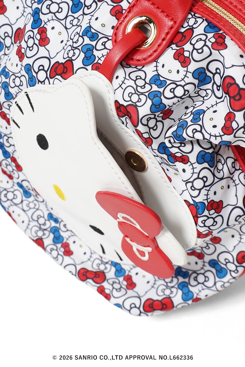 SAN HIDEAKI MIHARA(サンヒデアキミハラ) HELLO KITTY × ALLURE KITTY(M) ハローキティーアリュールキティー(M) ボストンバッグ ショルダーバッグ TRTM-001-KT