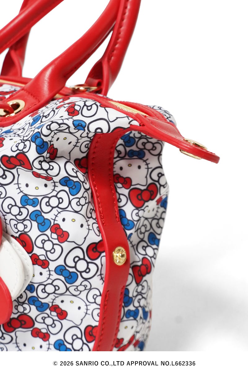 SAN HIDEAKI MIHARA(サンヒデアキミハラ) HELLO KITTY × ALLURE KITTY(M) ハローキティーアリュールキティー(M) ボストンバッグ ショルダーバッグ TRTM-001-KT