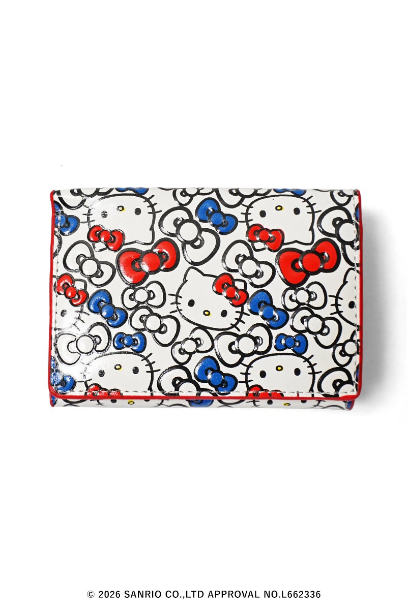 SAN HIDEAKI MIHARA(サンヒデアキミハラ) HELLO KITTY × メール型三つ折り財布 ハローキティー SMO-001-KT