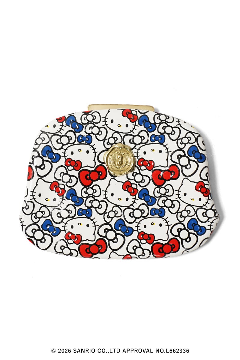 SAN HIDEAKI MIHARA(サンヒデアキミハラ) HELLO KITTY × がま口財布 ハローキティー GM-001-KT