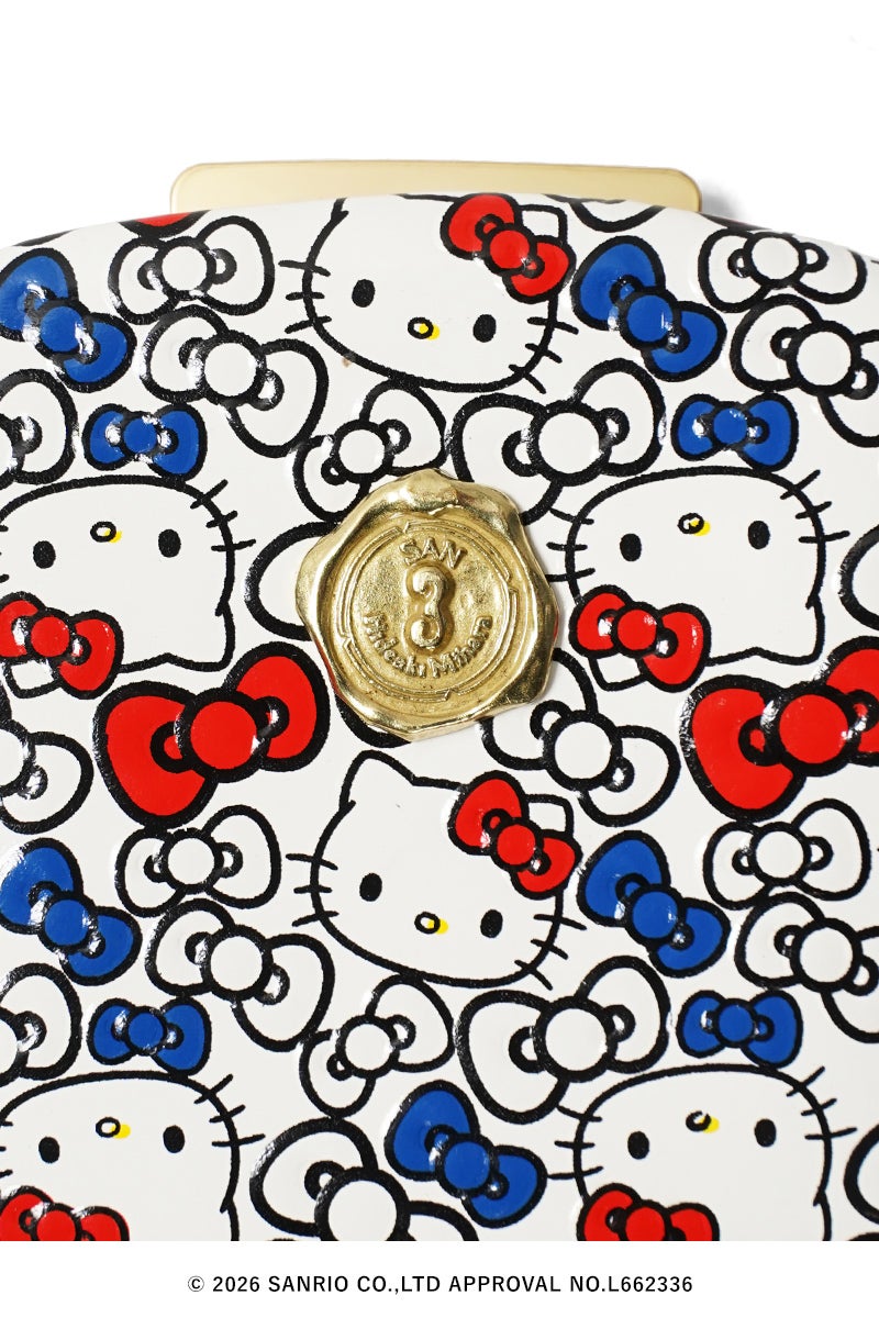 SAN HIDEAKI MIHARA(サンヒデアキミハラ) HELLO KITTY × がま口財布 ハローキティー GM-001-KT