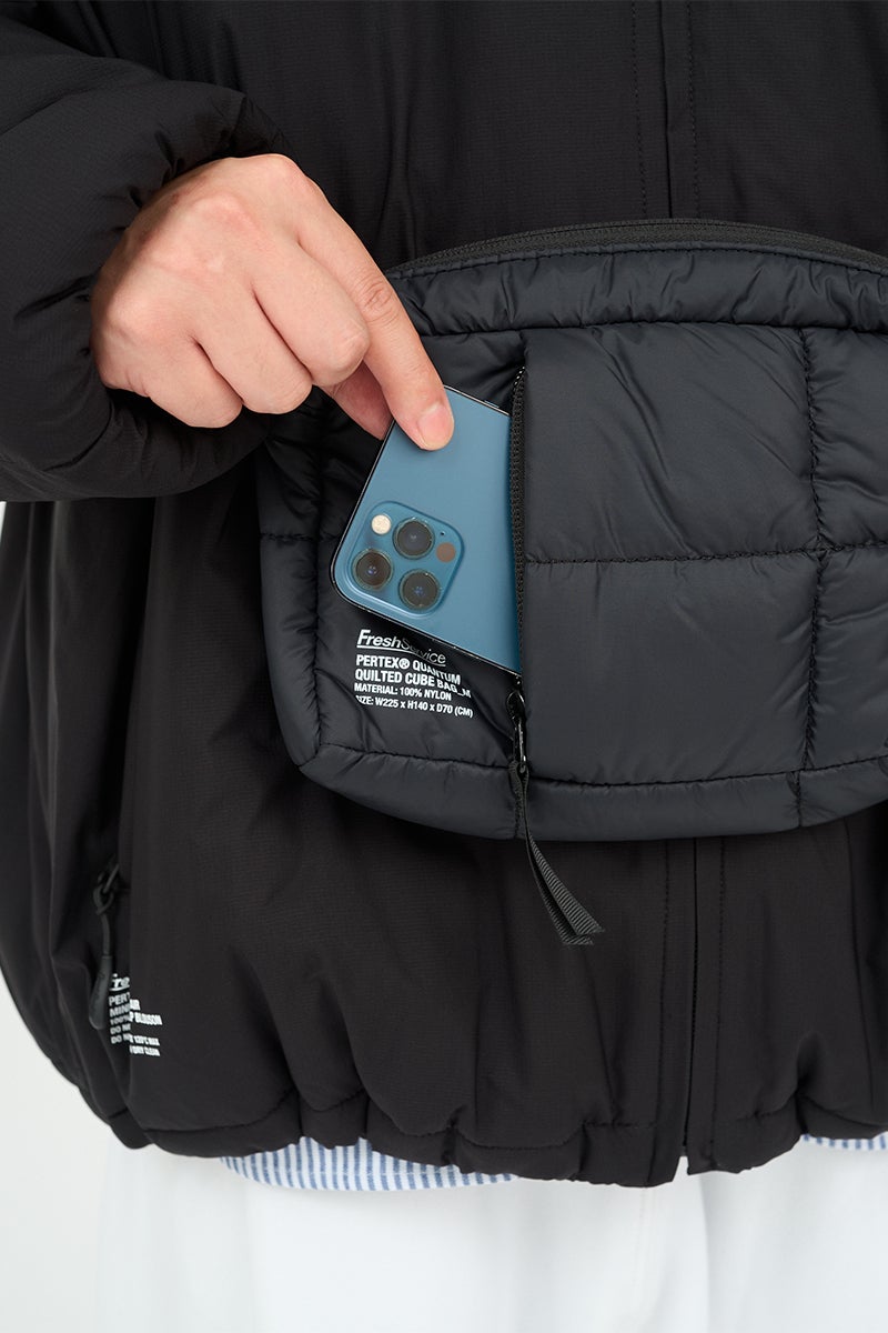 FreshService(フレッシュサービス) PERTEX® QUANTUM QUILTED CUBE BAG_M パーテックスクオンタム キルト キューブバッグM FSP263-90021